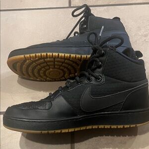 Unisex Nike Black High-Top Sneakers
